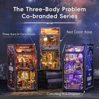 Book Nook Wizardi Miniature - Red Coast Base Roombox Kit