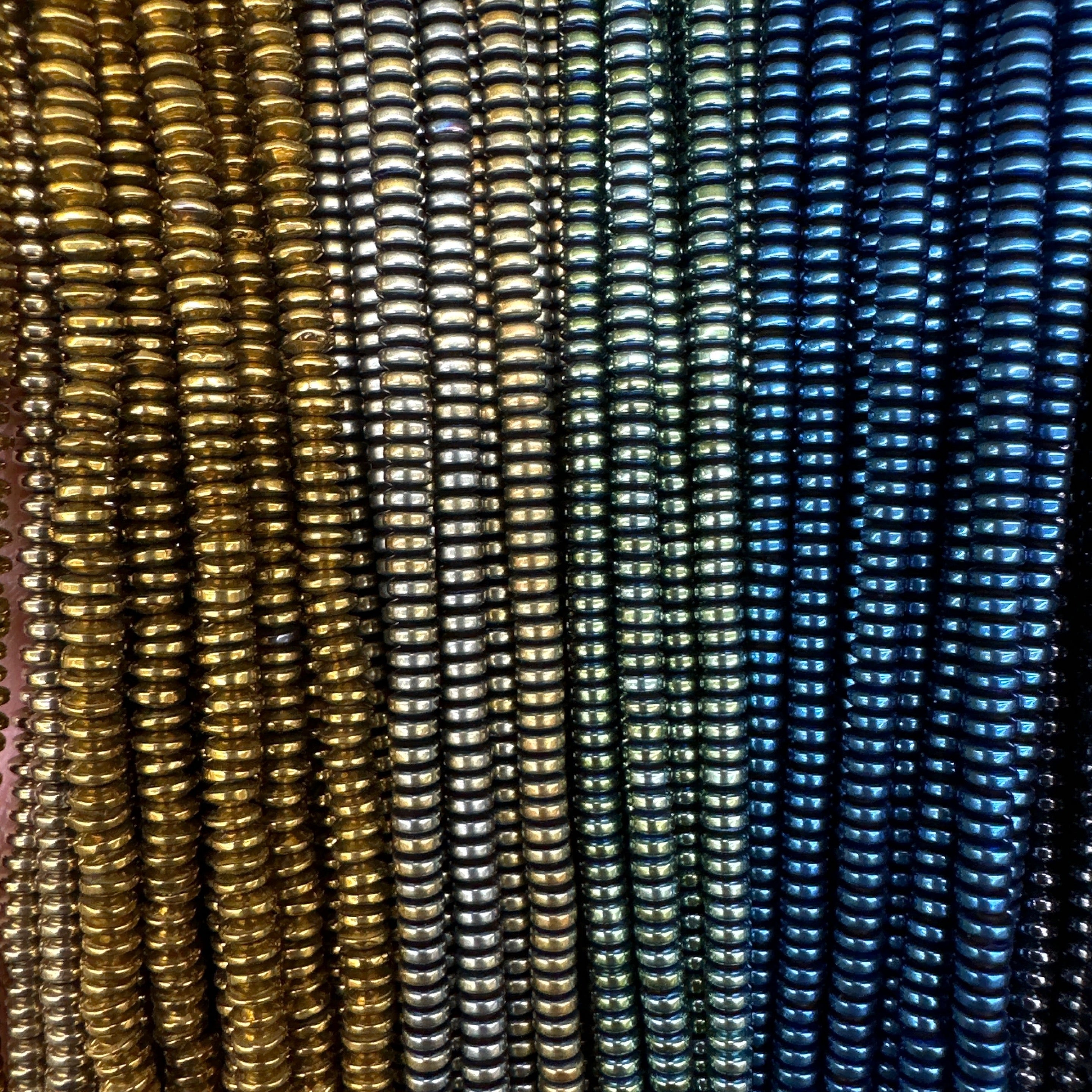 Hematite 4mm RondelleHematite 4mm Rondelle